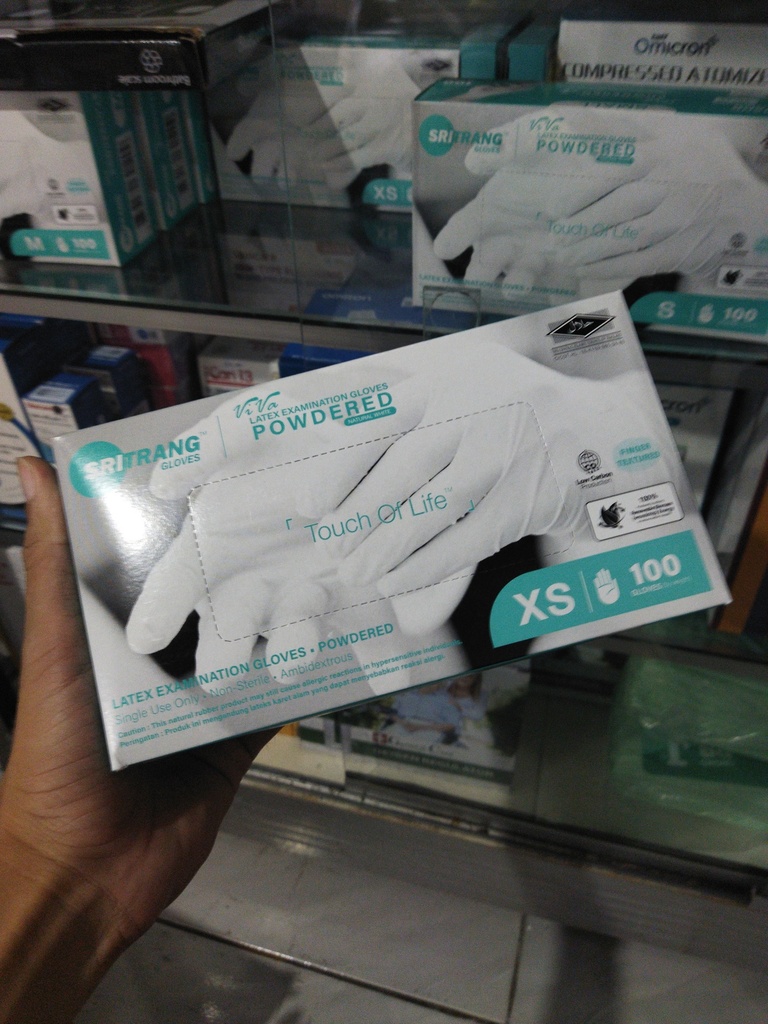 Sarung Tangan Latex Sritrang XS