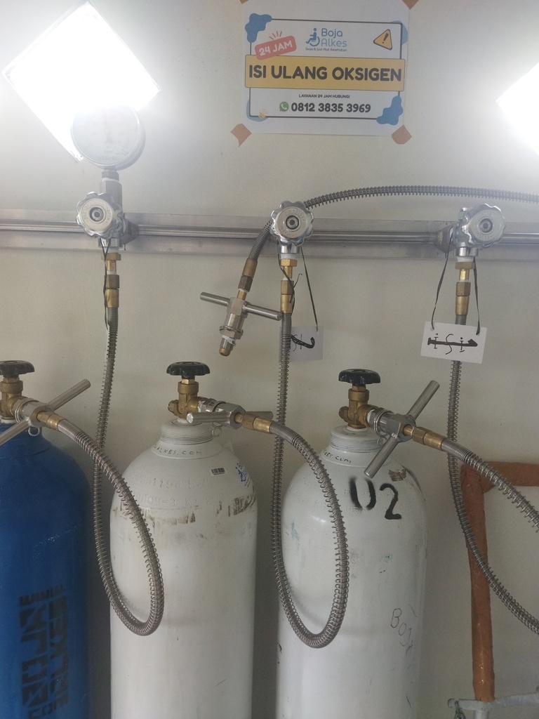 Isi Ulang Oksigen 1m3 