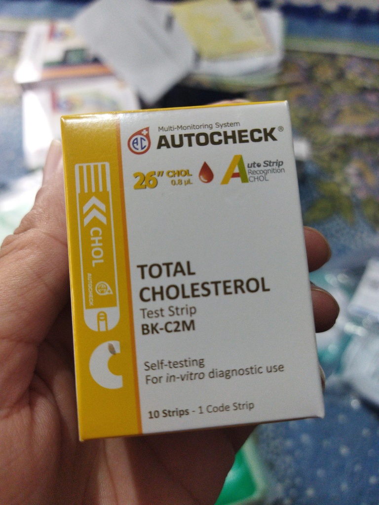 Strip Cholesterol (Kolesterol) Autocheck 10 Strip - BK-C2M