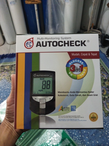Alat Cek 3 in 1 (Gula Darah, Kolesterol, Asam Urat) Autocheck